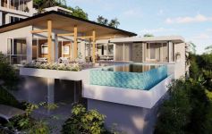 New 3 & 4-Bed 2-Level 400 Sqm Contemporary Ocean View Pool Villas, Lamai